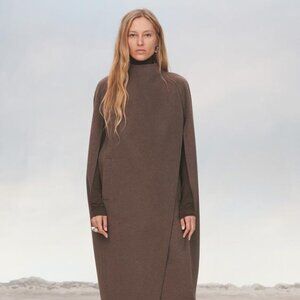 ZARA - DOUBLE FACED CAPE COAT LIMITED EDITION